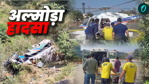 Almora bus accident CM pushkar Dhami returned postponing all programs Delhi PM Modi announced amount