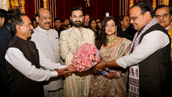 anjali birla wedding reception