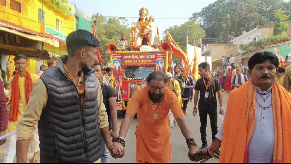 Pulling the chariot from Badri Prasad Peak