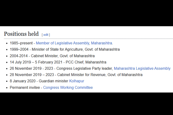 Balasaheb Thorat INC Sangamner Chunav 2024