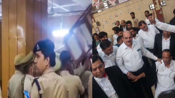 Clash court room in Ghaziabad