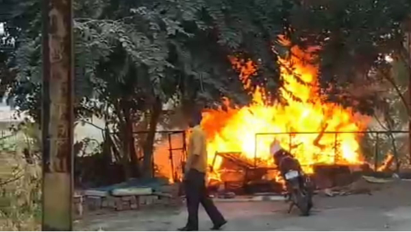 Gwalior dowry items set on fire