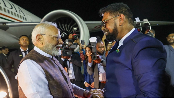 Modi In Guyana