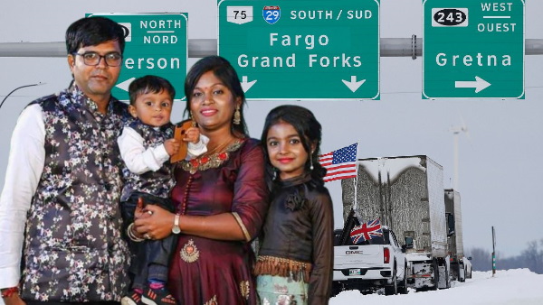 Indian family froze to death