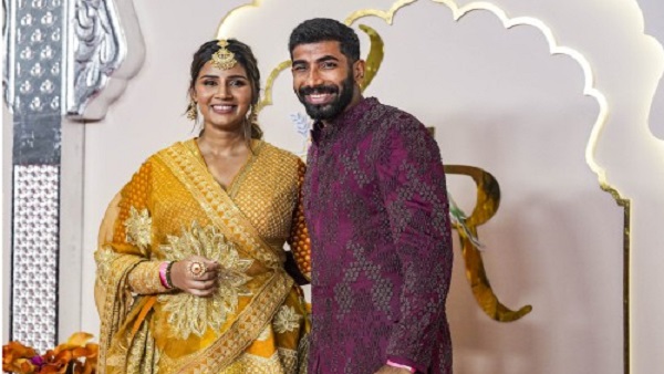 Jasprit Bumrah s wife Sanjana Ganesan
