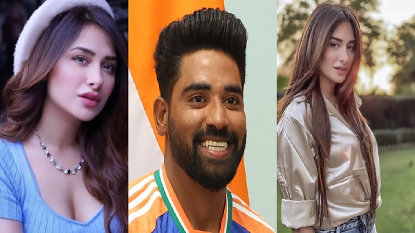 Mahira Sharma and Mohammed Siraj