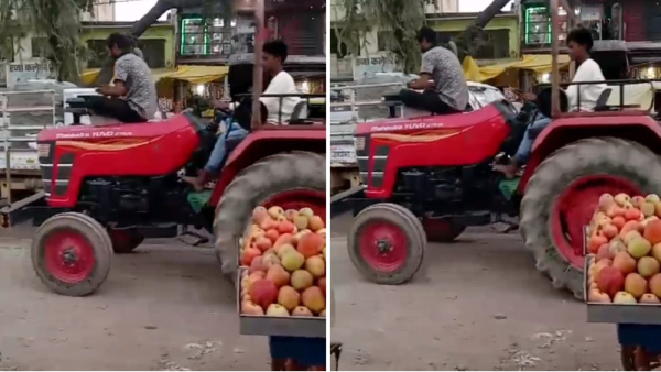 maihar tractor stand beti video viral