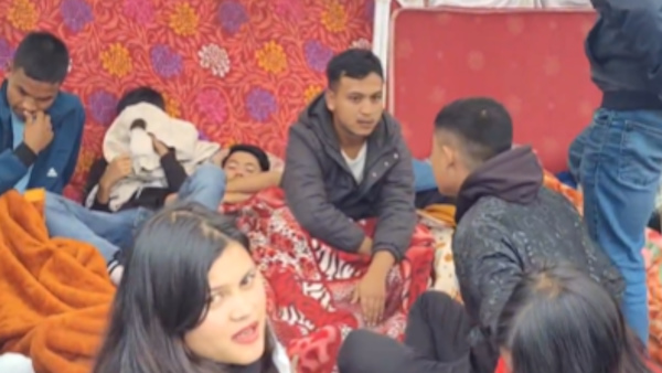 NEHU student union protest