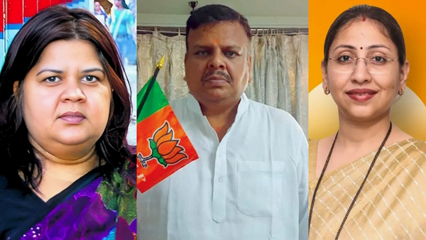 Borivali MLA Sanjay Upadhyay Goregaon MLA Vidya Thakur and Vasai MLA Sneha Dubey