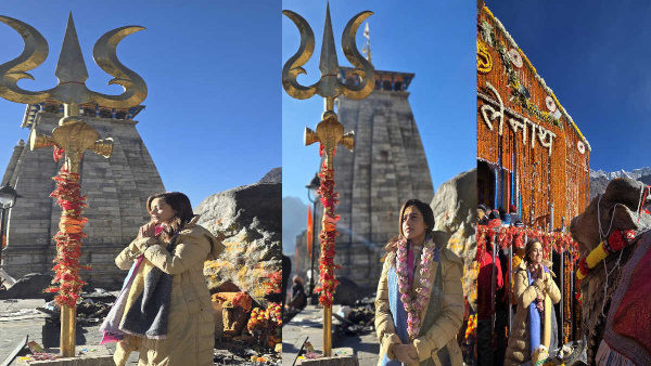 actress Nusrat Bharucha After visiting Kedarnath shared pictures Kumar Vishwas retweeted and wrote something special