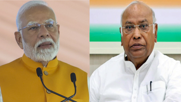 PM Modi And Mallikarjun Kharage