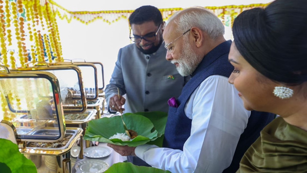 PM Modi dinner in Guyana