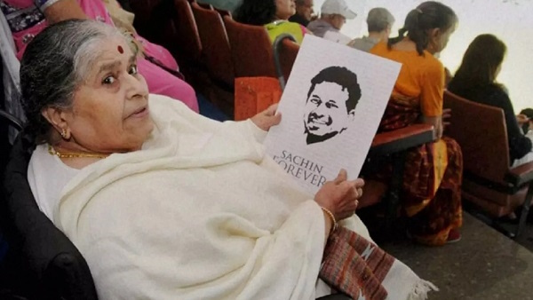 Sachin s mother Rajni Tendulkar Sachin s mother Rajni Tendulkar