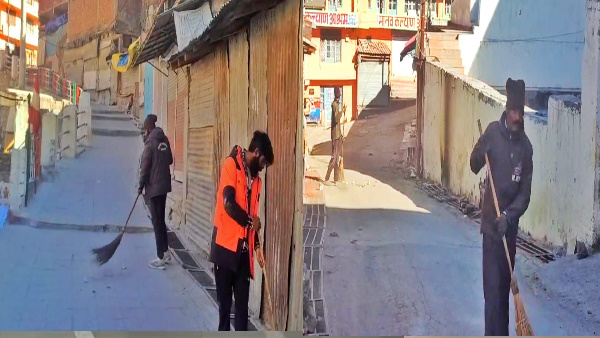 safai cleanliness campaign started doors Badrinath Dham closed special initiative of Nagar Panchayat