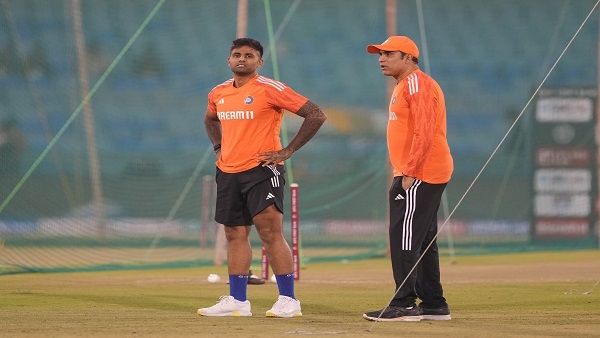 Suryakumar Yadav with VVS Laxman
