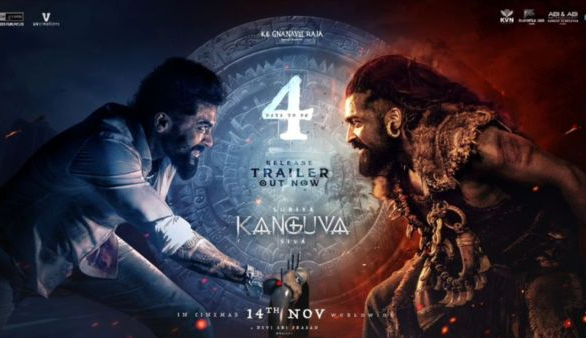 Kanguva makers released a new trailer 4 days before the new look of Surya and Bobby Deol was seen
