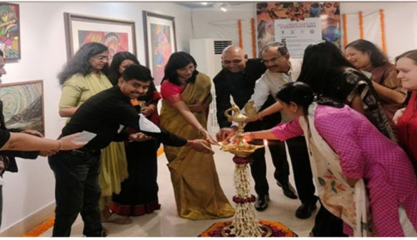 International exhibition highlighting spiritual aspects of visual art opens at delhi