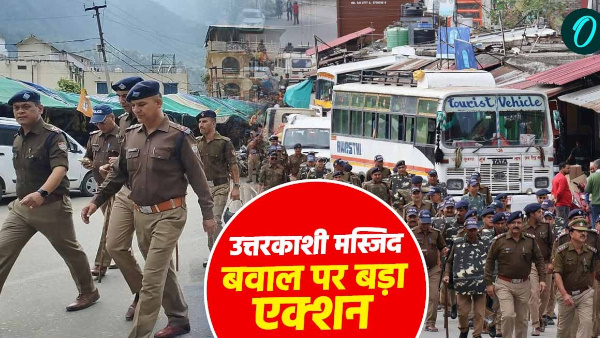 Uttarkashi Masjid uproar controversy Big action blame on officials CM pushkar Dhami big statement regarding records
