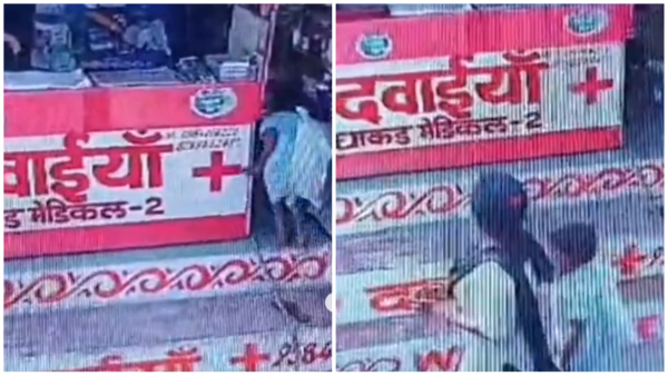 10 year old boy stole Rs 10 000 from medical store incident captured in CCTV camera