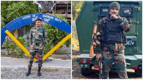 Agar-Malwa soldier Badrilal Yadav incident in Jammu and Kashmir talked to his wife Agar-Malwa soldier Badrilal Yadav incident in Jammu and Kashmir talked to his wife