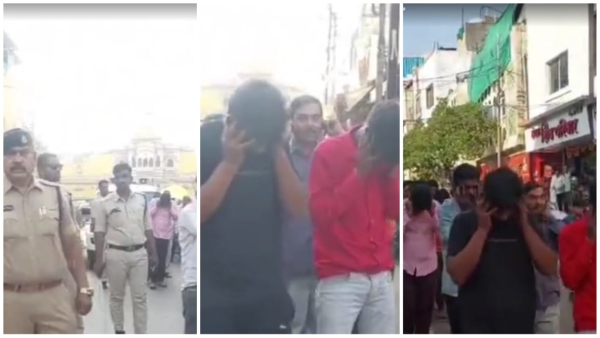 3 policemen attached line after goons took out procession with BJP leader