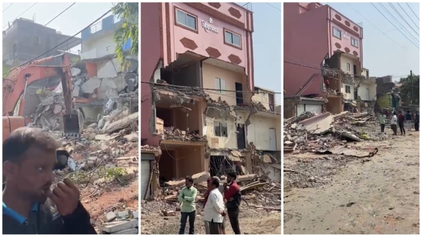 action by Municipal Corporation in Nandbagh area 50 houses were demolished madhya pradesh action by Municipal Corporation in Nandbagh area 50 houses were demolished madhya pradesh
