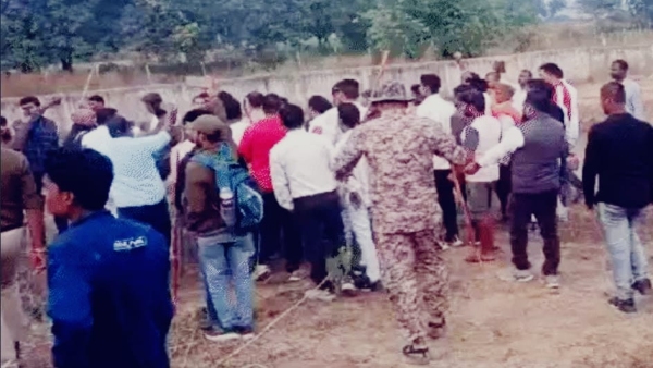 Tension over removal of encroachment in Mauganj clash between BJP MLA and Muslim community