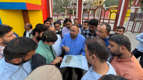 Ancient Baneshwar Kund temple will be renovated Akash Vijayvargiya visited