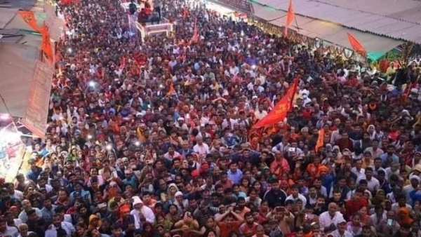 More than one lakh devotees Prasad Niwari in Dhirendra Shastri Sanatan Hindu Unity Padyatra More than one lakh devotees Prasad Niwari in Dhirendra Shastri Sanatan Hindu Unity Padyatra