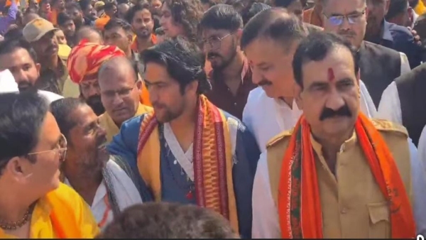 Narottam Mishra and Rao Uday Pratap joined Dhirendra Krishna Shastri Hindu awareness march