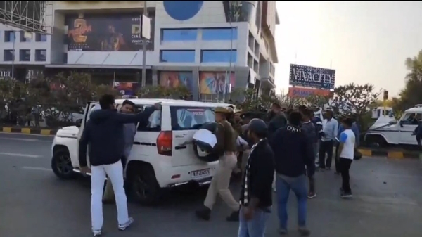 Rajasthan CM Bhajanlal Sharma car