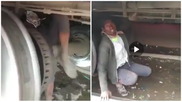 jabalpur man traveled 250 kilometers by sitting near wheel under train bogie no money for ticket