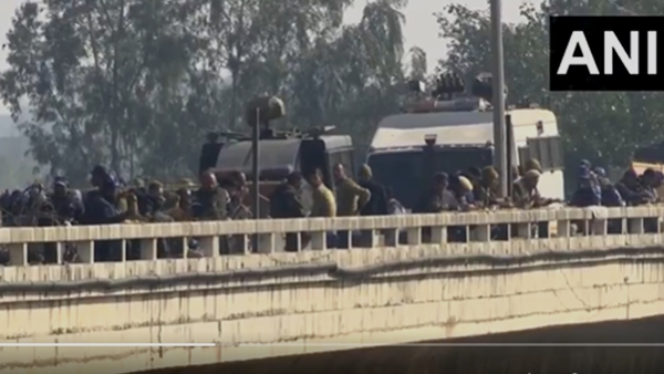 Farmers Dilli Chalo march from Haryana-Punjab Shambhu Border