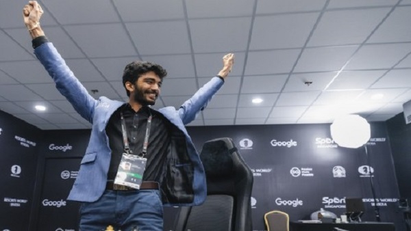 Chess champion D Gukesh
