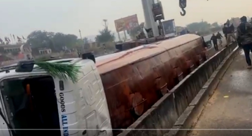 tanker accident Jaipur
