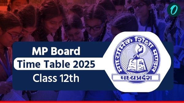 MP Board MPBSE Class 12th Time Table 2025