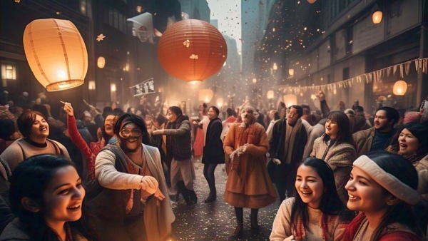 New Year Tradition New Year Tradition