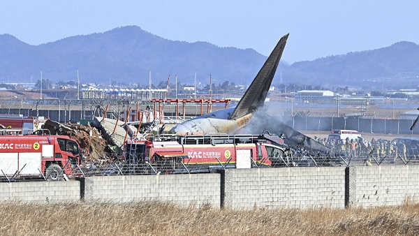 South Korea Plane crash Video