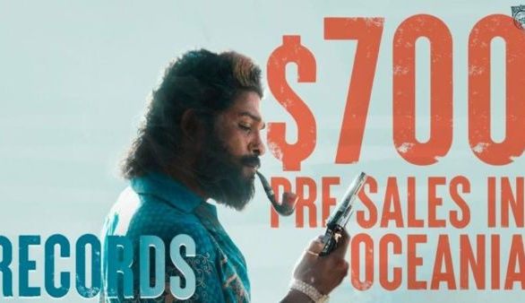 Pushpa 2 The Rule makes records earns A 700K in Oceania allu arjun advance booking news