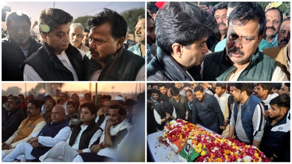 Jyotiraditya Scindia pays tribute to minister Pradyuman Singh brother Devendra Tomar