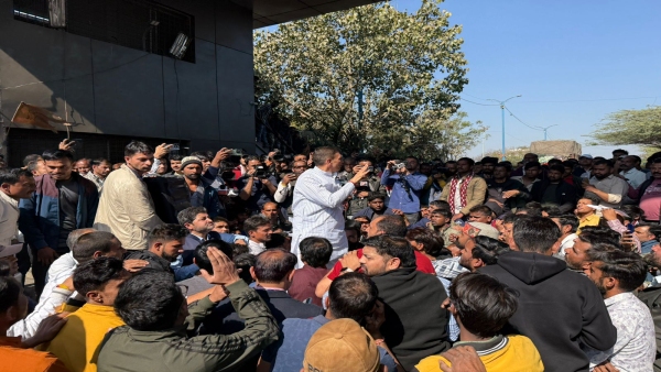 Indore Farmer uproar in Choithram Mandi garlic coming from China - Jitu Patwari Congress