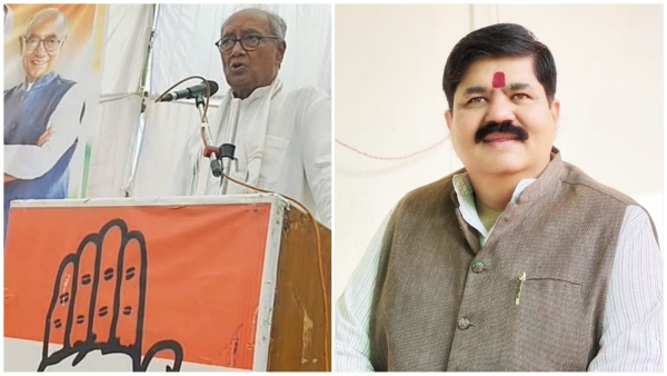 Controversy over tricolor saffron flag in Rajgarh statement of Digvijay Singh and Durgesh Keswani