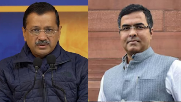 Arvind Kejriwal and Parvesh Verma