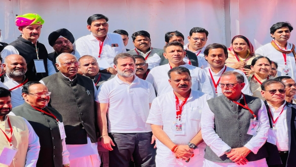 Rahul Gandhi raised questions on Ram temple inauguration promised caste census in MP