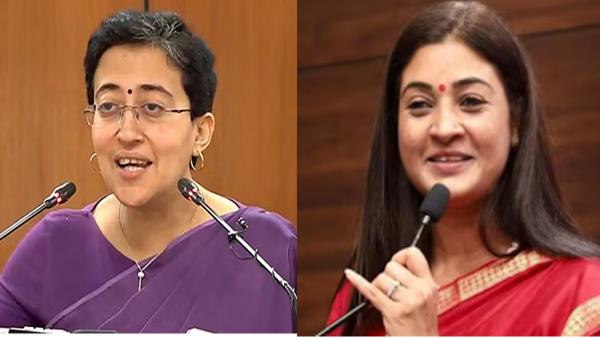 CM Atishi and Alka Lamba CM Atishi and Alka Lamba
