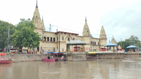 Guptar Ghat bank of Saryu river