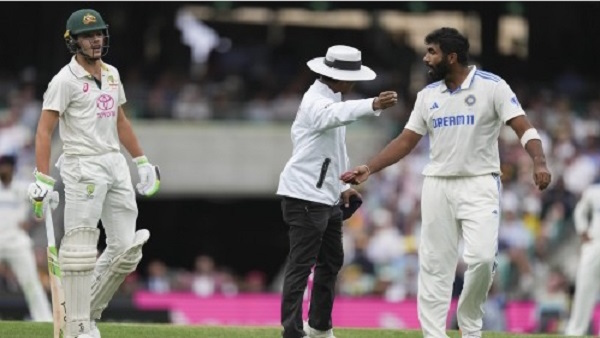 jasprit bumrah vs sam konstas jasprit bumrah vs sam konstas