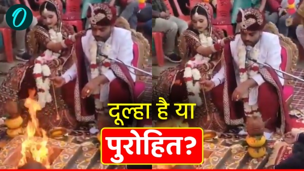 Unique wedding Groom became priest