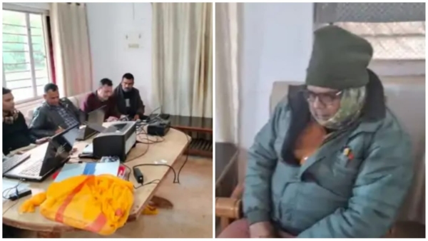 Accountant caught taking bribe in Mauganj took bribe of Rs 5 lakh 90 thousand Lokayukta Accountant caught taking bribe in Mauganj took bribe of Rs 5 lakh 90 thousand Lokayukta