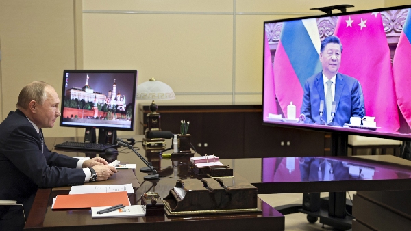 Xi Jinping Putin Video Call